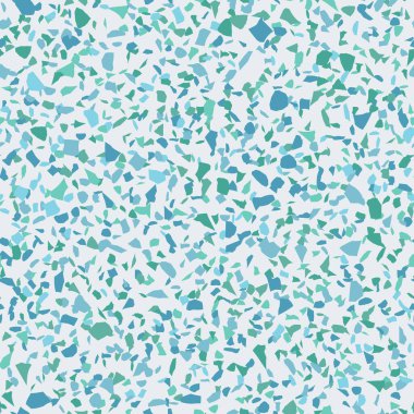  Terrazzo döşeme vektörü kusursuz desen. Zeminin dokusu, farklı bir taştan oluşmuş..