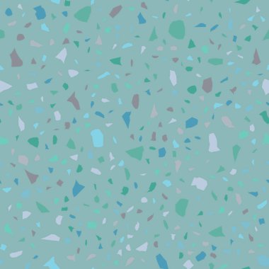  Kusursuz soyut terrazzo deseni. Tekstil veya kitap kapakları için yaratıcı illüstrasyon, imalat, duvar kağıtları, baskı, hediye paketi, döşeme