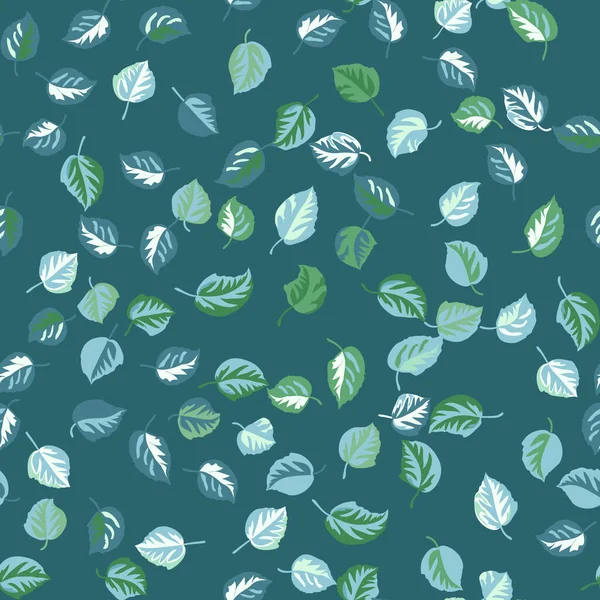 Eco Print Feuilles Automne Motif Floral Sans Couture Dans Les — Image vectorielle