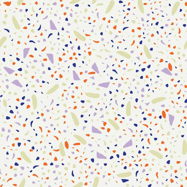 Padrão Terrazzo Abstrato Sem Costura Ilustração Criativa Para Têxteis Capas — Vetor de Stock