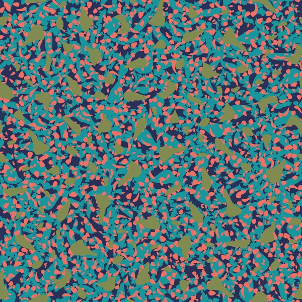 Terrazzo döşeme vektörü kusursuz desen. Zeminin dokusu, farklı bir taştan oluşmuş..