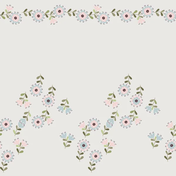 Patrón Lindo Simple Flores Pequeñas Fondo Sin Costura Floral Para — Vector de stock