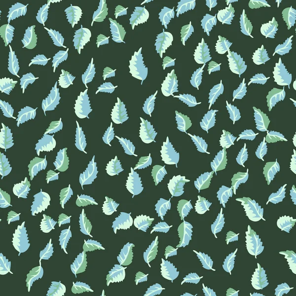 Eco Print Feuilles Automne Motif Floral Sans Couture Dans Les — Image vectorielle