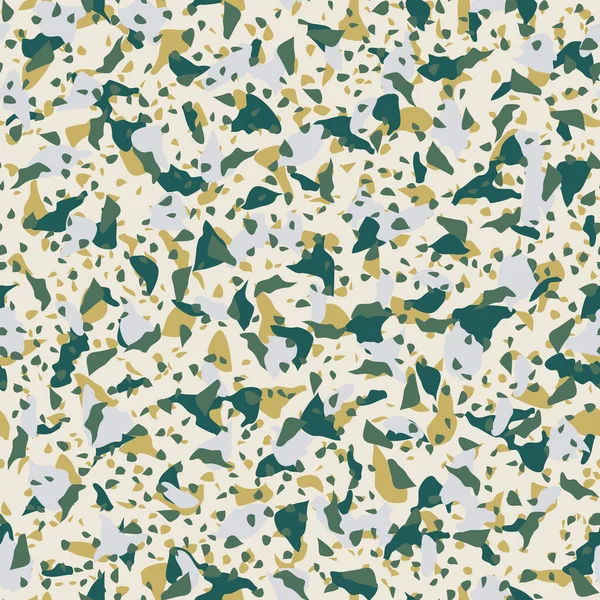 Terrazzo Revêtement Sol Vectoriel Motif Sans Couture Texture Sol Composé — Image vectorielle