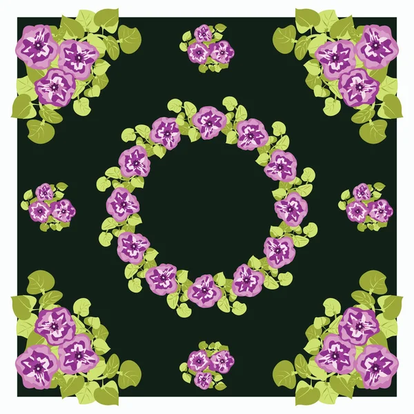 Délicieux Motif Sans Couture Avec Petites Fleurs Lumineuses Mignonnes Ordre — Image vectorielle