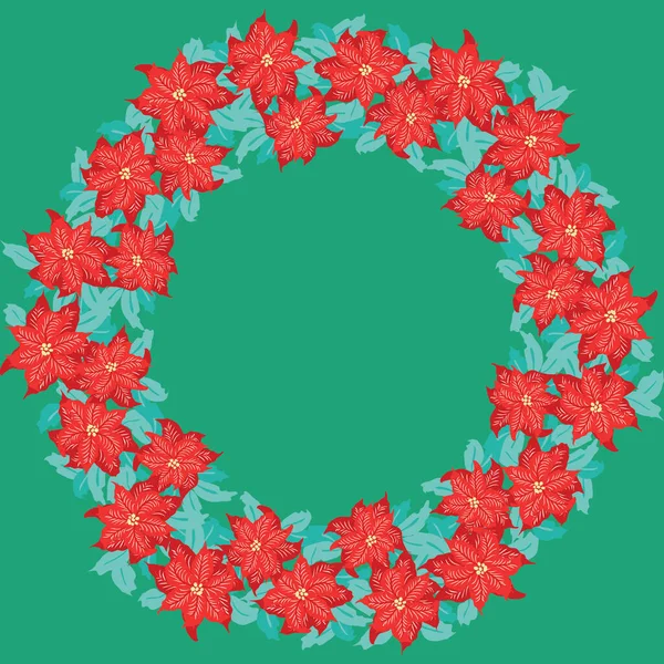 깃털이 모양의 꽃무늬와 장미가 인사말 포스터 티셔츠 장식을 디자인 크리스마스 — 스톡 벡터