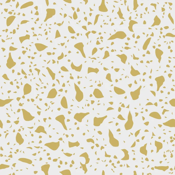 Confettis Abstraits Modèle Terrazzo Sans Couture — Image vectorielle
