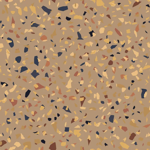 Modèle Abstrait Terrazzo Sans Couture Illustration Créative Pour Textiles Couvertures — Image vectorielle