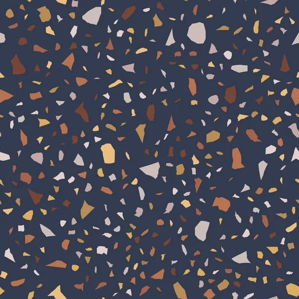 Modèle Abstrait Terrazzo Sans Couture Illustration Créative Pour Textiles Couvertures — Image vectorielle