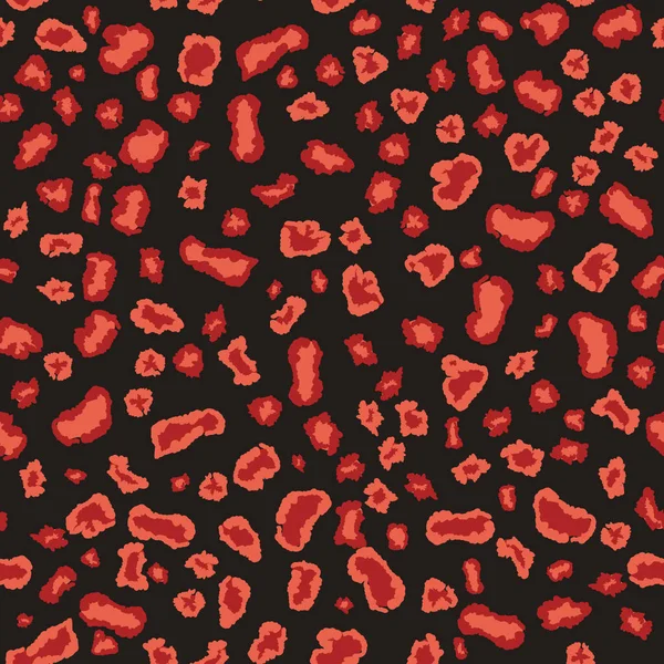 Αποτύπωμα Ζώου Δέρμα Λεοπάρδαλης Χωρίς Ραφή Μοτίβο Μοντέρνα Χρώματα — Διανυσματικό Αρχείο