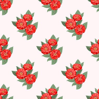 Küçük bahçe çiçekleri içinde kusursuz parlak desenler. Millefleur. Tekstil, duvar kağıdı, kapaklar, yüzey, baskı, hediye paketi, hatıra defteri, dekupaj