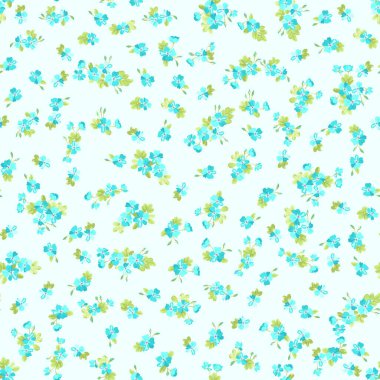 Karmaşık katmanlı çiçek desenli küçük dogroses çiçekleri. Moda Millefleur 'ları. Moda baskıları için zarif bir şablon.