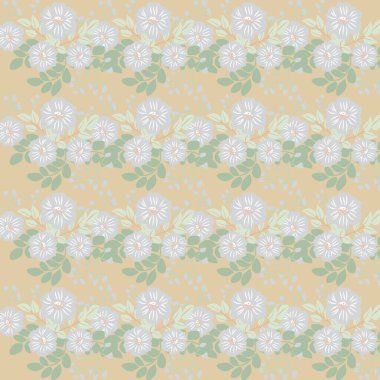 Antika halk çiçekleriyle kusursuz bitki deseni. Pejmürde şık millefleurlar. Tekstil, duvar kağıdı, kapaklar için çiçek arkaplanı, yüzey, baskı, paket, kupür defteri, dekupaj.