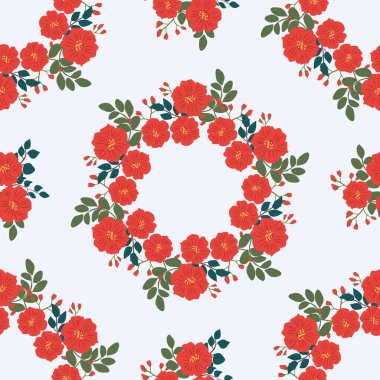 Küçük çiçeklerdeki kusursuz desen. Taşra tarzı millefleurlar. Tekstil, duvar kâğıdı, şablon dolguları, kapaklar, yüzey, baskı, hediye paketi, hatıra defteri, dekupaj. Düzenli düzen.