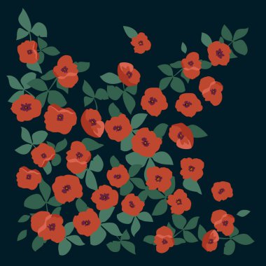  Fular çiçek desenli. Bandana, pareo, yastık, ev yapımı tekstil. Şal izi, tekstil, kapaklar, yastık, peçete, başörtüsü için sevimli bir arkaplan