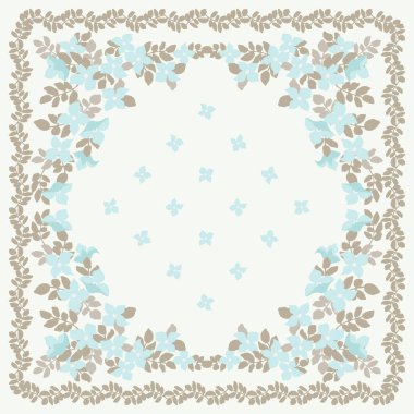  Renkli güzel bir şal, eşarp izi. Çiçek arkaplan. Bandana, pareo, ev yapımı tekstil tasarımı. Tekstil, kapak, yüzey, hatıra defteri, dekupaj için kullan.