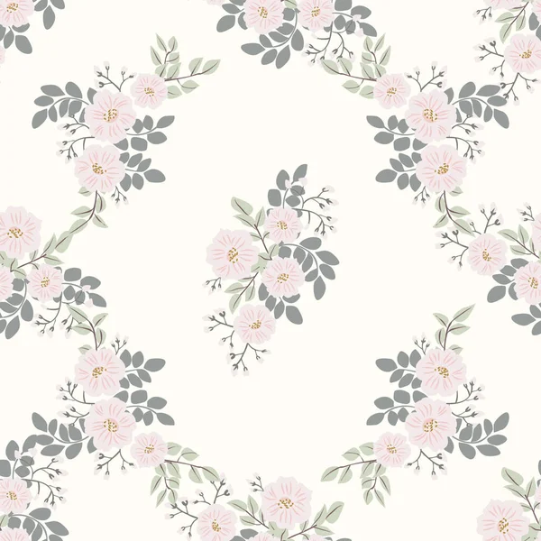 Küçük yabani çiçeklerdeki kusursuz halk raster deseni. Taşra tarzı millefleurlar. Tekstil, duvar kâğıdı, desen dolguları, kapaklar, yüzey, baskı, yapıştırma, yapıştırma kitabı, dekupaj için çiçek çayırı arka planı.