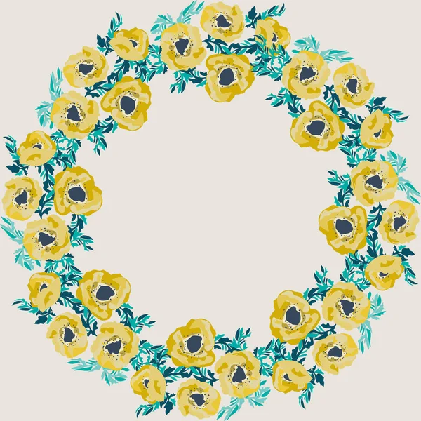 Нежный Нежный Узор Маковых Цветов Летние Цветы Цветочные Диагонали Бесшовный — стоковый вектор