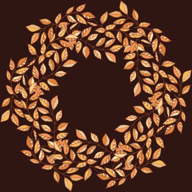   Modern tarz. Çiçekli orman eşarp izi, tekstil, kapaklar, yüzey, hatıra defteri, dekupaj için güzel bir sınır. Bandana, şal, tesettür tasarımı