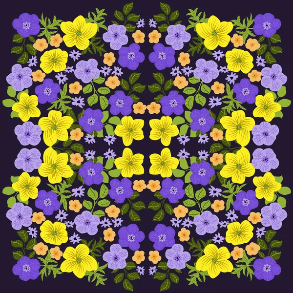 Çember şeklinde klasik desen, düğün çiçekleri. Romantik kır düğünü, tekstil, kapak, imalat, duvar kağıtları, baskı, hediye paketi