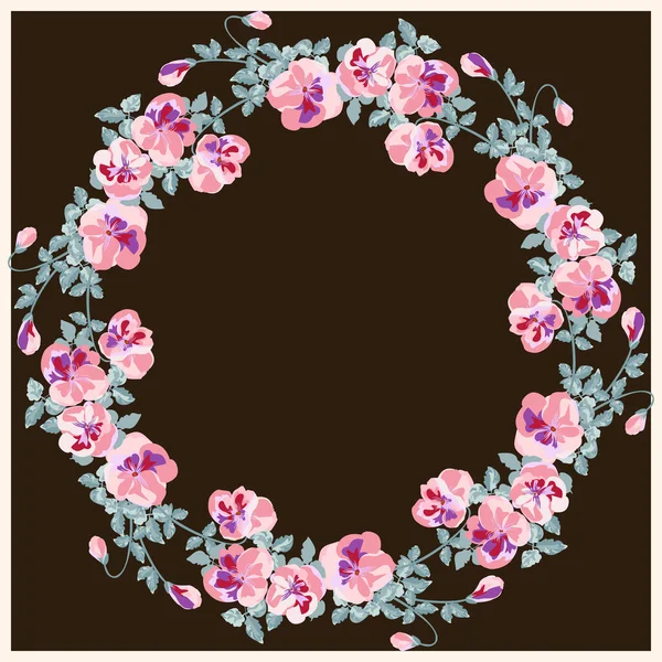 Elegantes Sanftes Trendmuster Kleinen Blüten Millefleurs Floralen Nahtlosen Hintergrund Für — Stockvektor