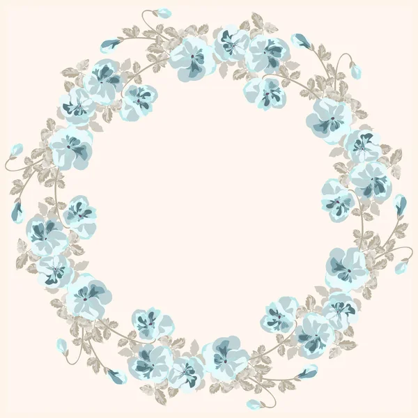 Elegantes Sanftes Trendmuster Kleinen Blüten Millefleurs Floralen Nahtlosen Hintergrund Für — Stockvektor