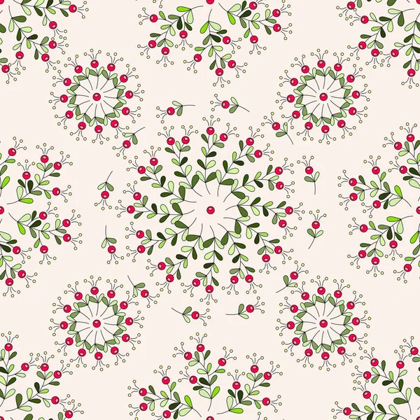 Patrón Floral Sin Costuras Flores Abstractas Hojas Para Textiles Cubiertas — Vector de stock