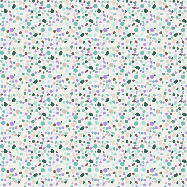 Texture Géométrique Terrazzo Motif Sans Couture Avec Éclats Colorés Graphismes Vectoriels