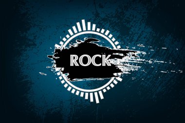 Rock müzik afişi.