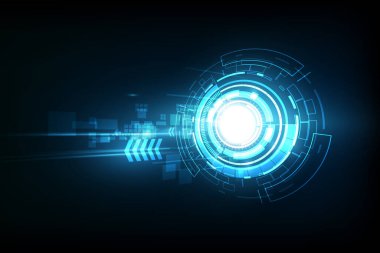 vektör soyut gelecek teknolojisi, elektrik telekom arkaplanı