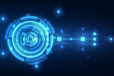vektör soyut gelecek teknolojisi, elektrik telekom arkaplanı