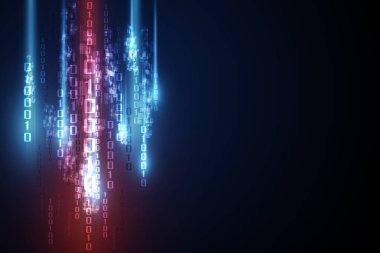 Küresel ağ arka planında soyut teknoloji güvenliği, vektör illüstrasyonu