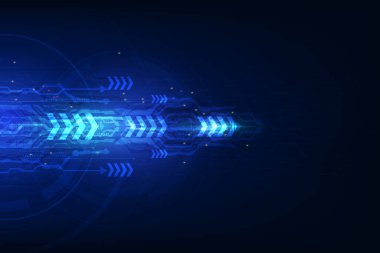 Soyut hız teknolojisi kavramı. vektör illüstrasyon arka planı