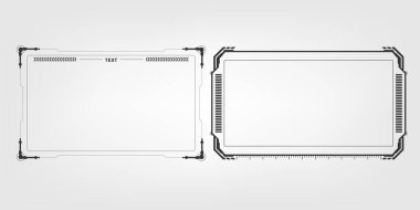 soyut yüksek teknoloji fütüristik şablon tasarım arka planı