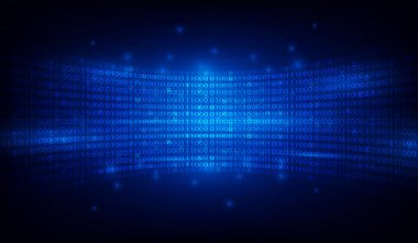 Küresel ağ arka planında soyut teknoloji güvenliği, vektör illüstrasyonu