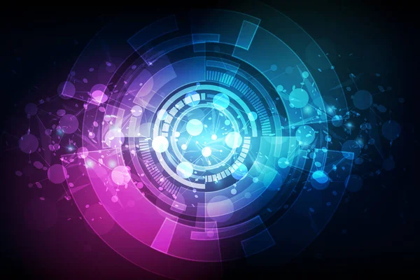 Soyut teknoloji kavramı. vektör illüstrasyonu