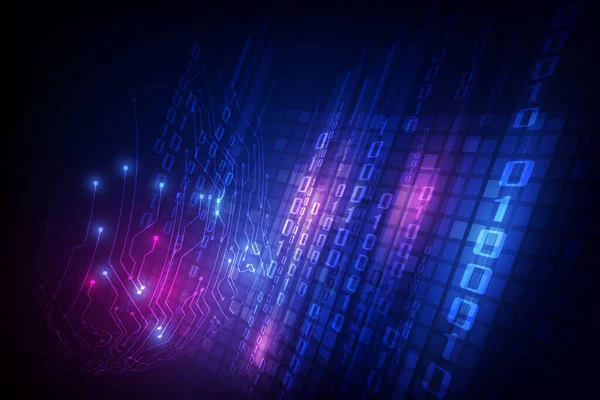 vektör dijital küresel ağ engelleme teknolojisi konsepti, soyut arkaplan illüstrasyonu