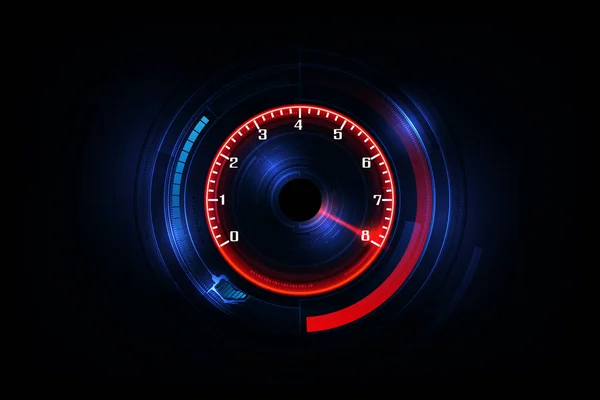 Geschwindigkeit Bewegungshintergrund Mit Schnellen Tacho Auto Hintergrund Renngeschwindigkeit — Stockvektor
