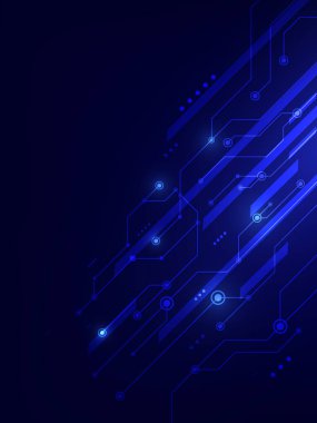 dijital teknoloji yenilikçi konsept arkaplan 10 vektör 