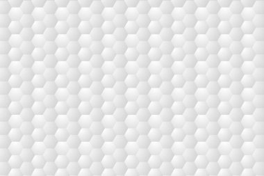 Soyut. Kabartmalı Hexagon, bal peteği beyaz arka plan. Vektör illüstrasyon eps10