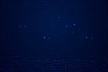 Yenilikçi noktaları ve çizgi iletişim konseptini birleştiren soyut bir arka plan. Vektör illüstrasyon eps10