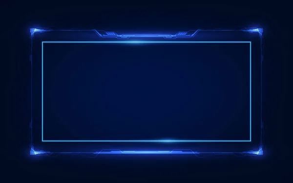 soyut hud ui gui gelecekteki sanal ekran sistemi tasarımı