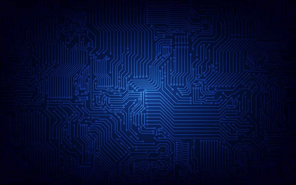 Carte Circuit Informatique Contexte Technologique Abstrait — Image vectorielle