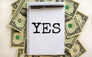 Dolar banknotlarından güzel arka plana 