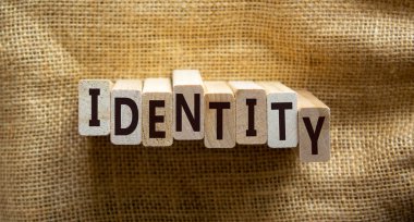 Ahşap bloklar, güzel tuval arka planında 