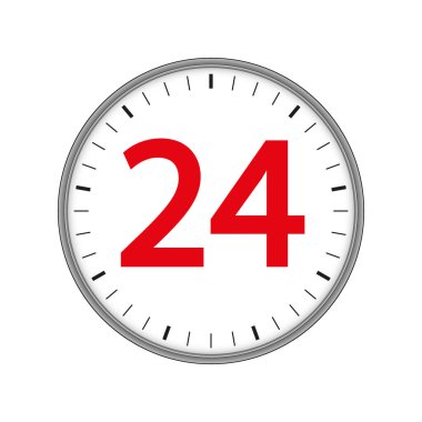 24 saat simgesi