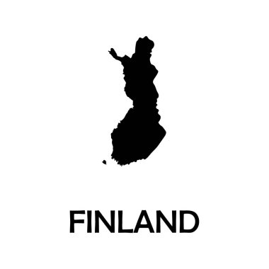 Yüksek detaylı vektör haritası - Finlandiya