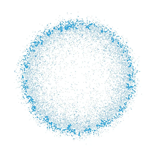 Fond Vectoriel Abstrait Avec Forme Circulaire Formé Petites Particules Brillance — Image vectorielle