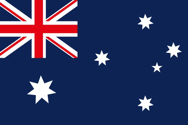 Bandera Austria Vector Banderas País Banderas Bandera Australia — Vector de stock