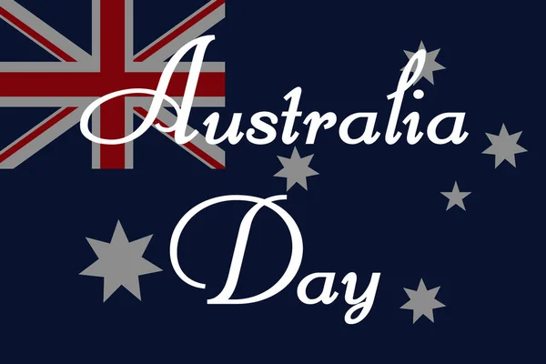 Flaga Austria Wektor Flagi Kraju Flagi Flaga Australia Szczęśliwego Dnia — Wektor stockowy